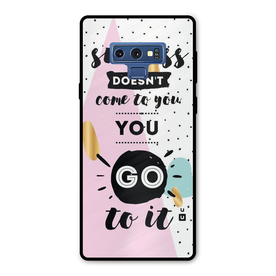 Go To Success Metal Back Case for Galaxy Note 9