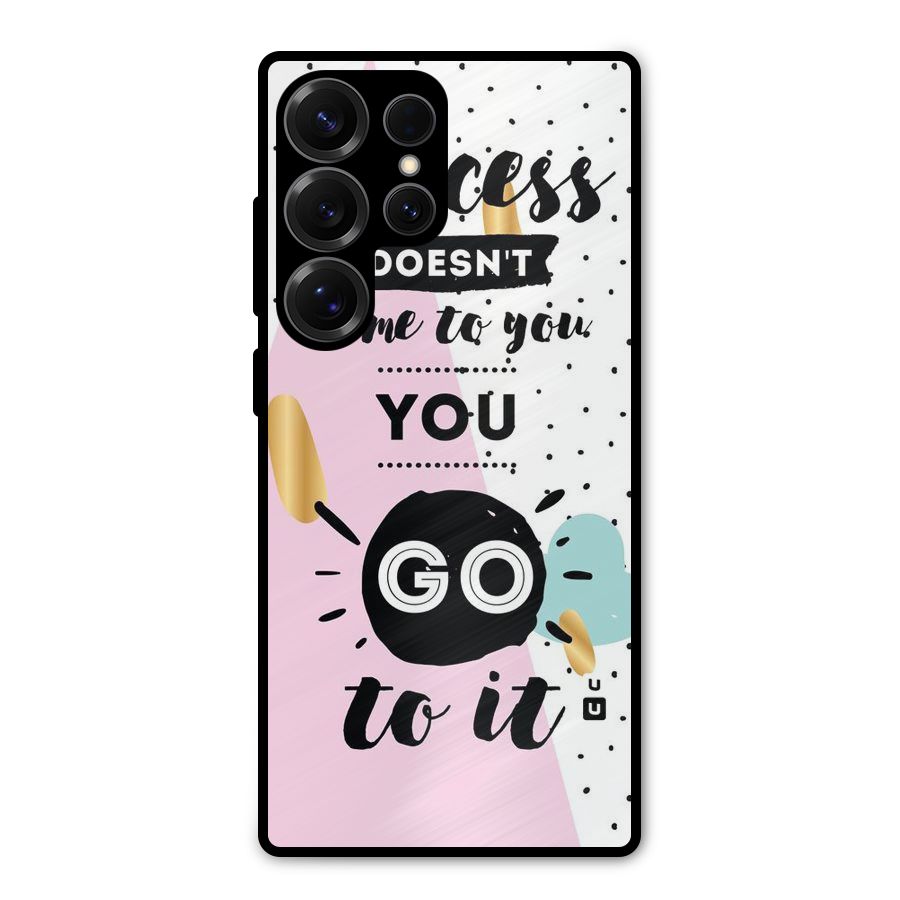 Go To Success Metal Back Case for Galaxy S25 Ultra