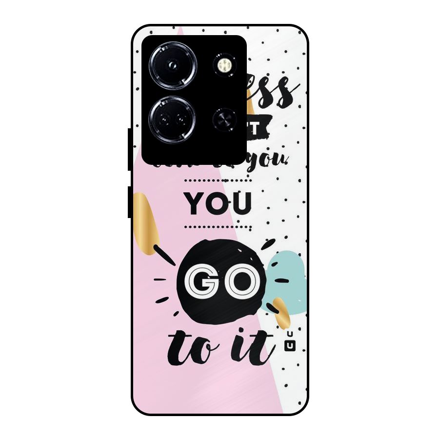 Go To Success Metal Back Case for Infinix Note 30 5G