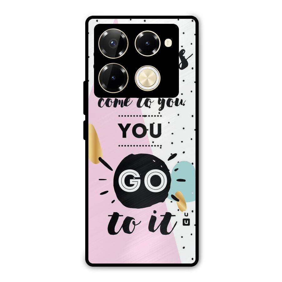 Go To Success Metal Back Case for Infinix Note 40 Pro