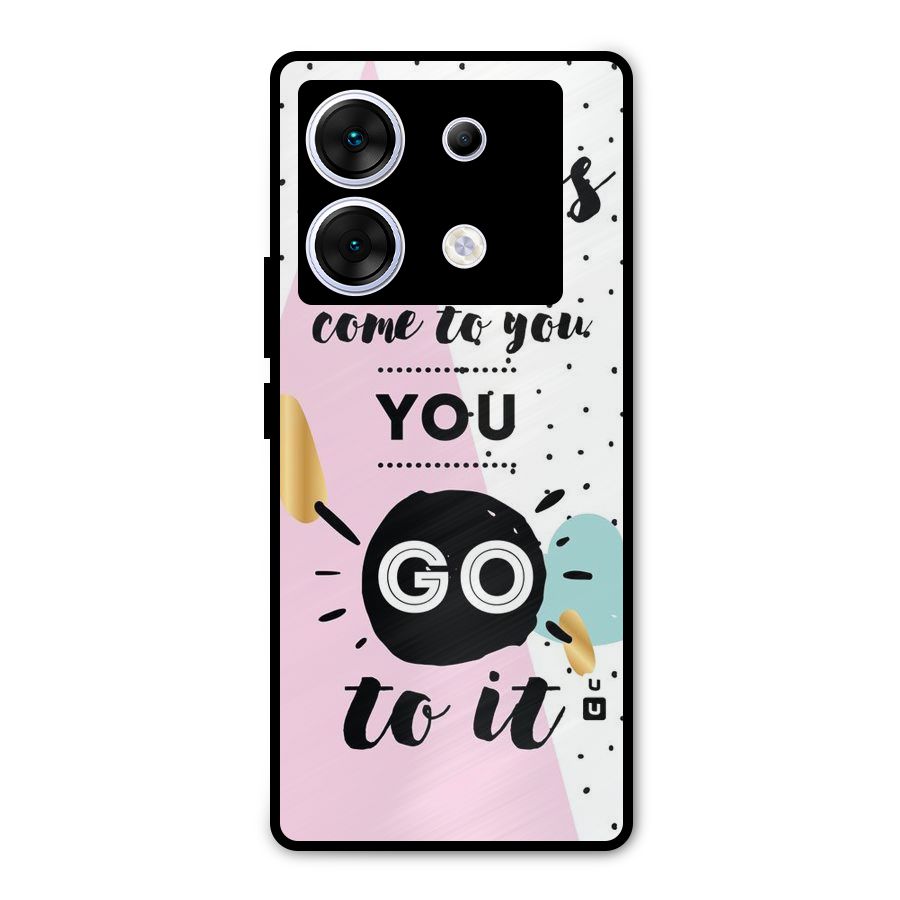 Go To Success Metal Back Case for Infinix Zero 30 5G