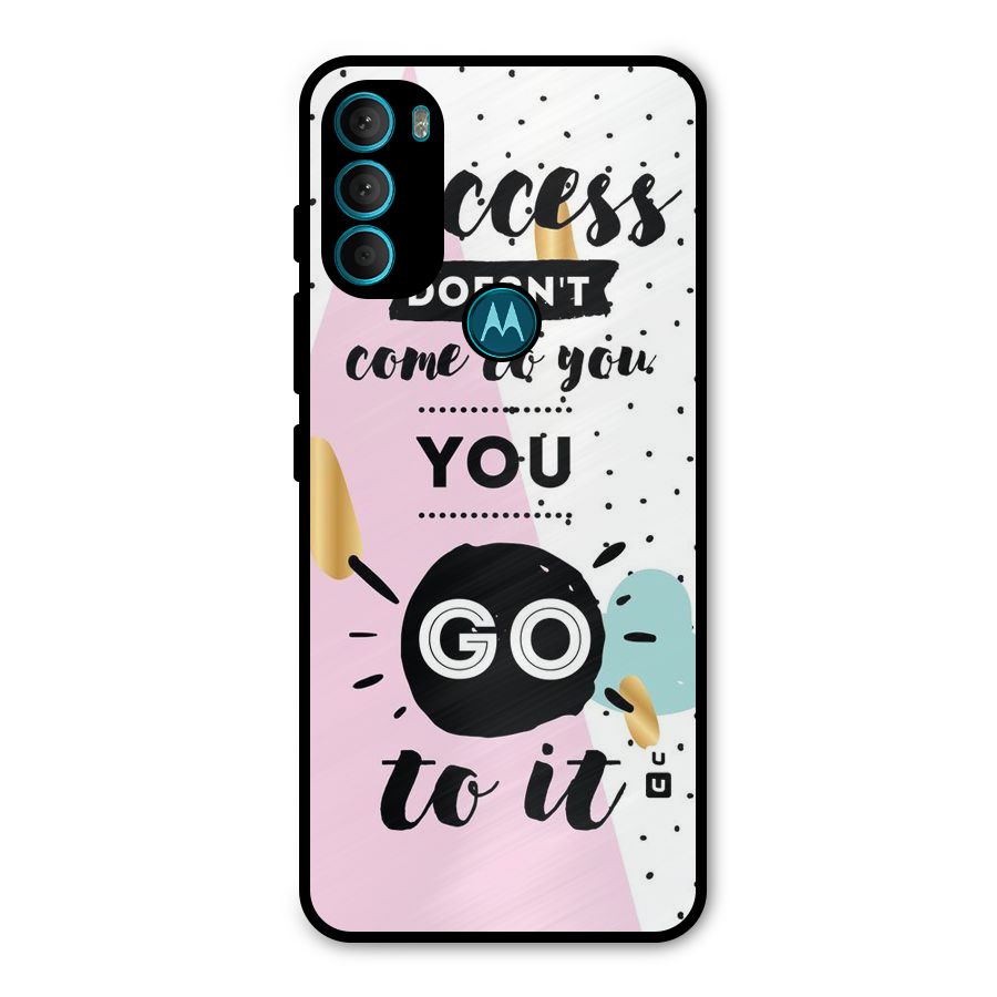Go To Success Metal Back Case for Moto G71 5G