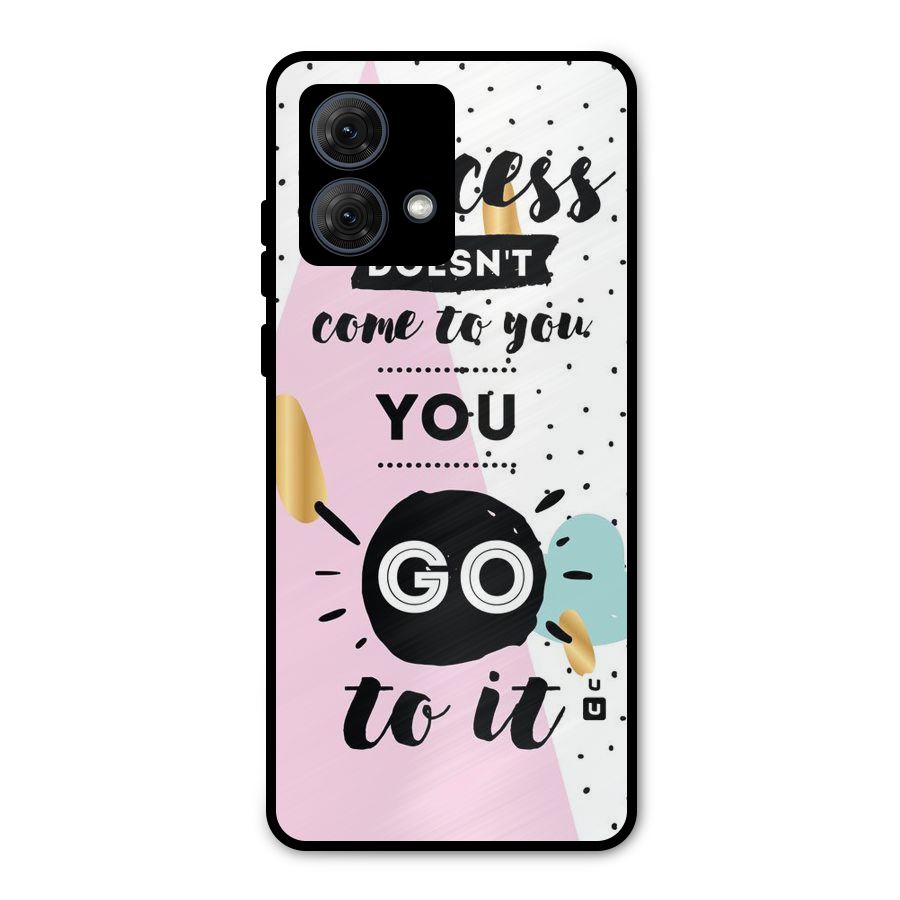 Go To Success Metal Back Case for Moto G84