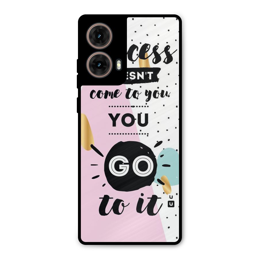 Go To Success Metal Back Case for Moto G85