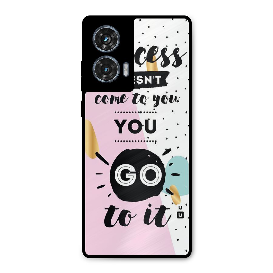 Go To Success Metal Back Case for Motorola Edge 50 Fusion
