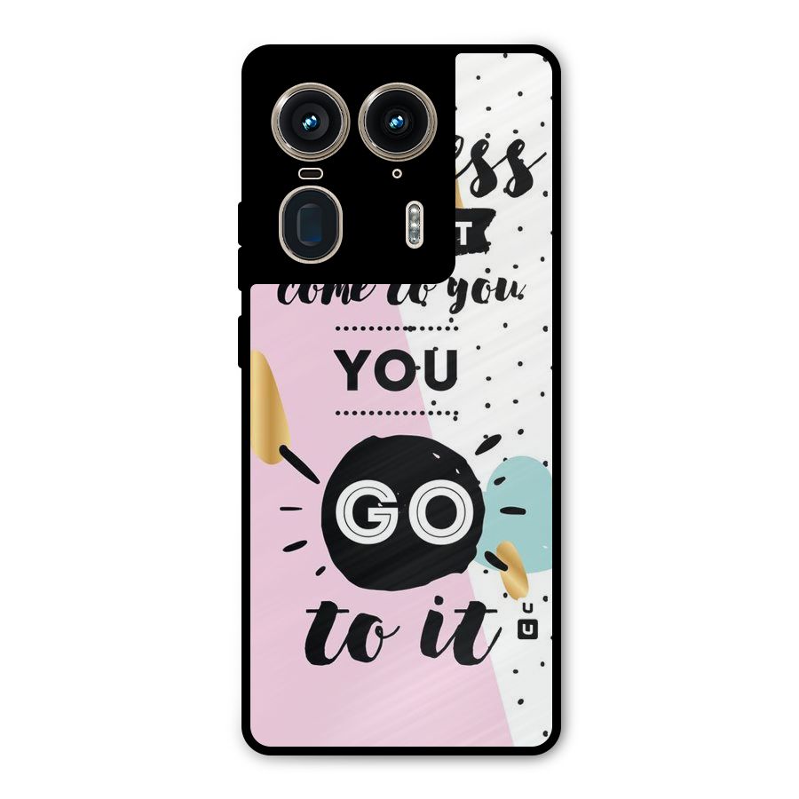Go To Success Metal Back Case for Motorola Edge 50 Ultra