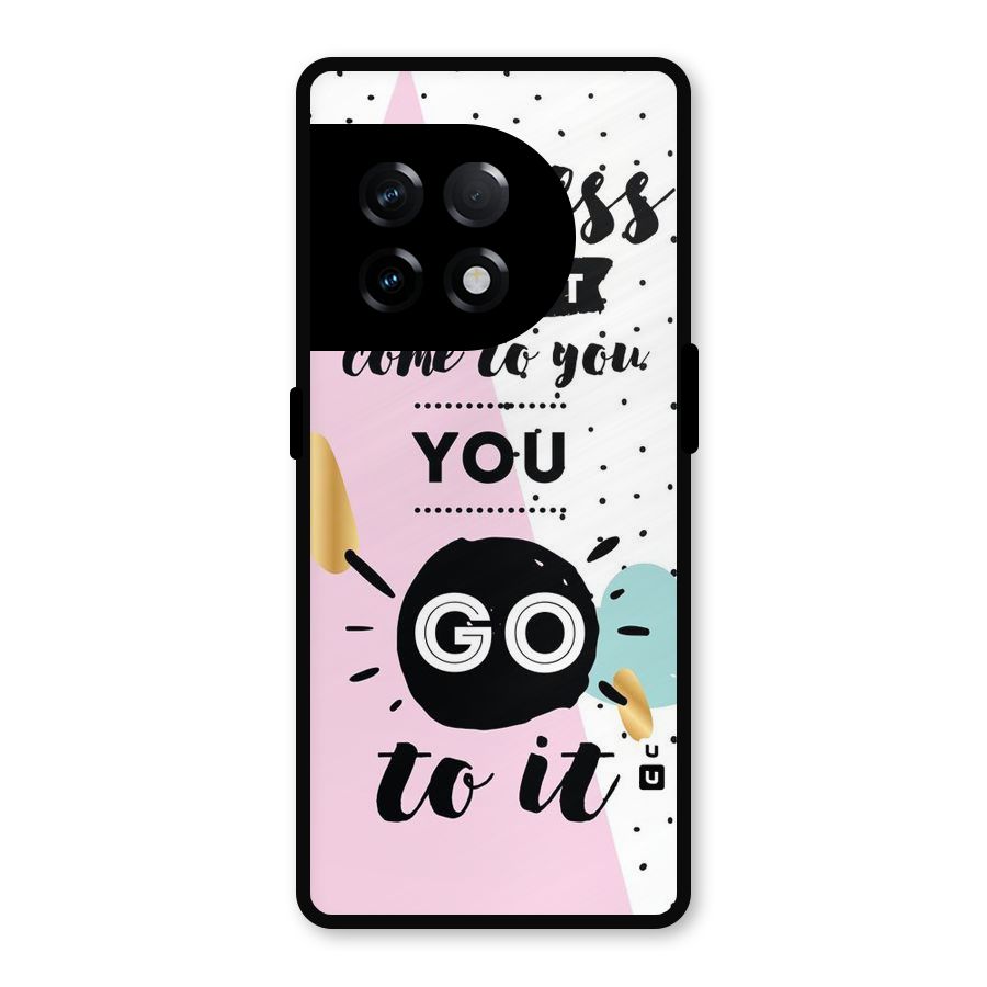 Go To Success Metal Back Case for OnePlus 11R