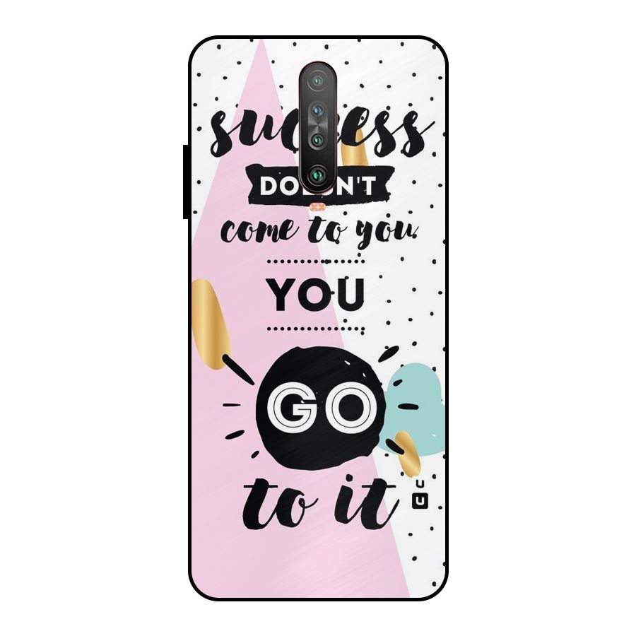 Go To Success Metal Back Case for Poco X2