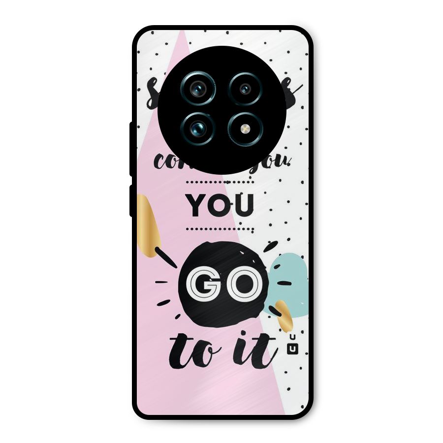 Go To Success Metal Back Case for Realme 13 Pro Plus