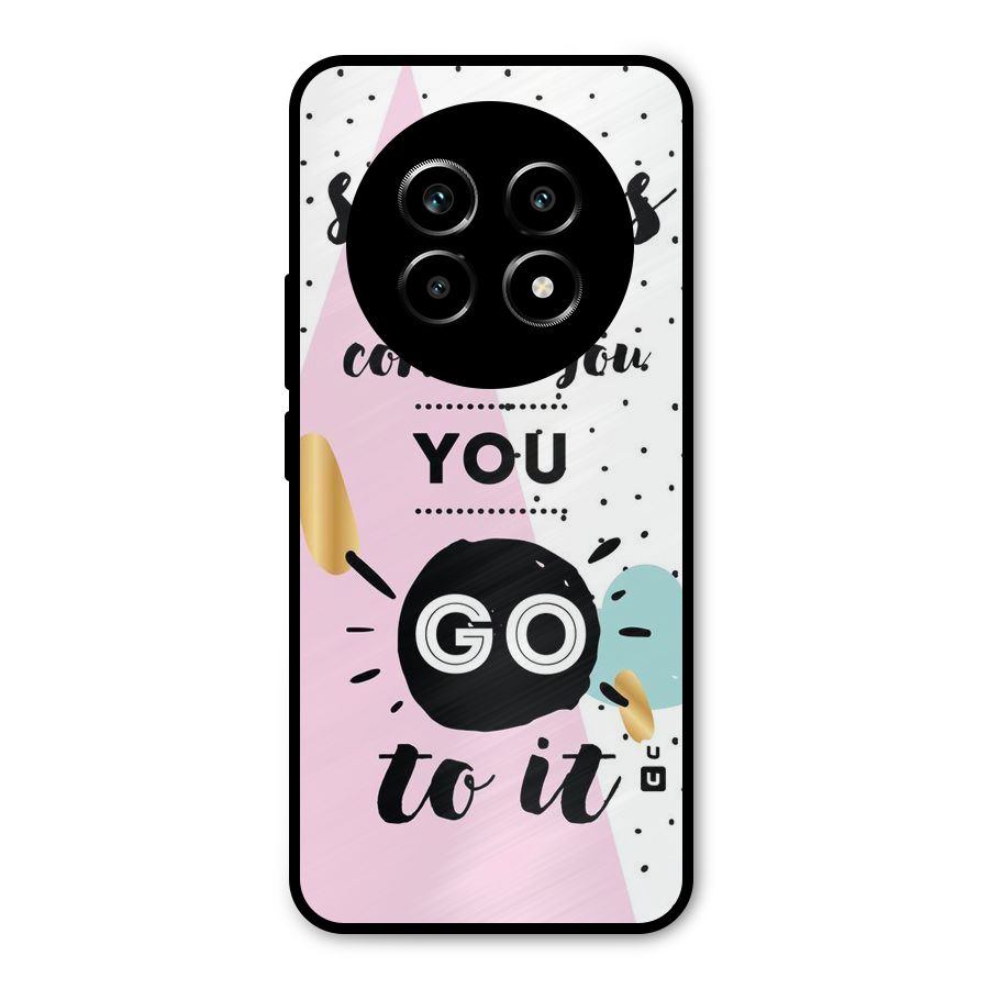 Go To Success Metal Back Case for Realme 14 Pro Lite