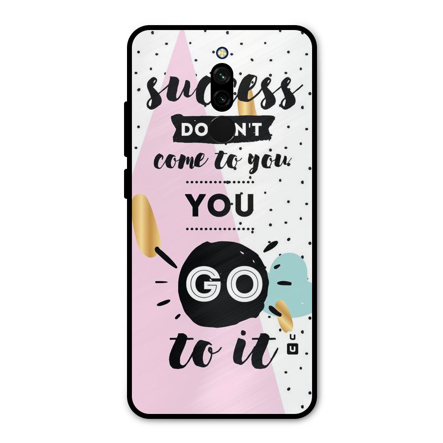 Go To Success Metal Back Case for Redmi 8