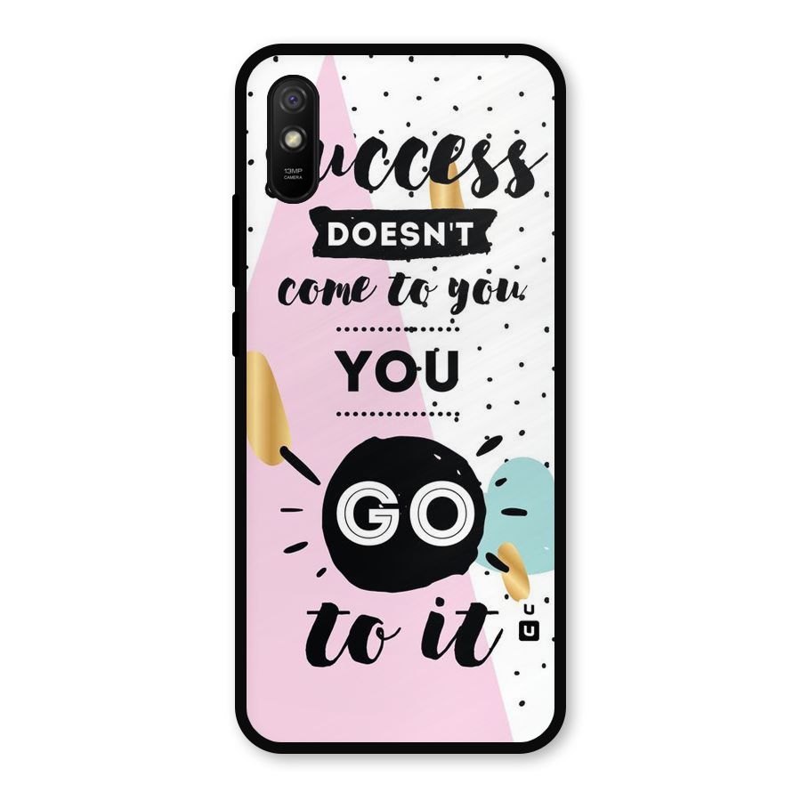 Go To Success Metal Back Case for Redmi 9i