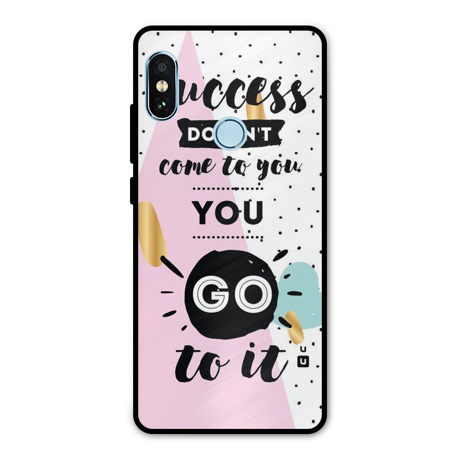 Go To Success Metal Back Case for Redmi Note 5 Pro