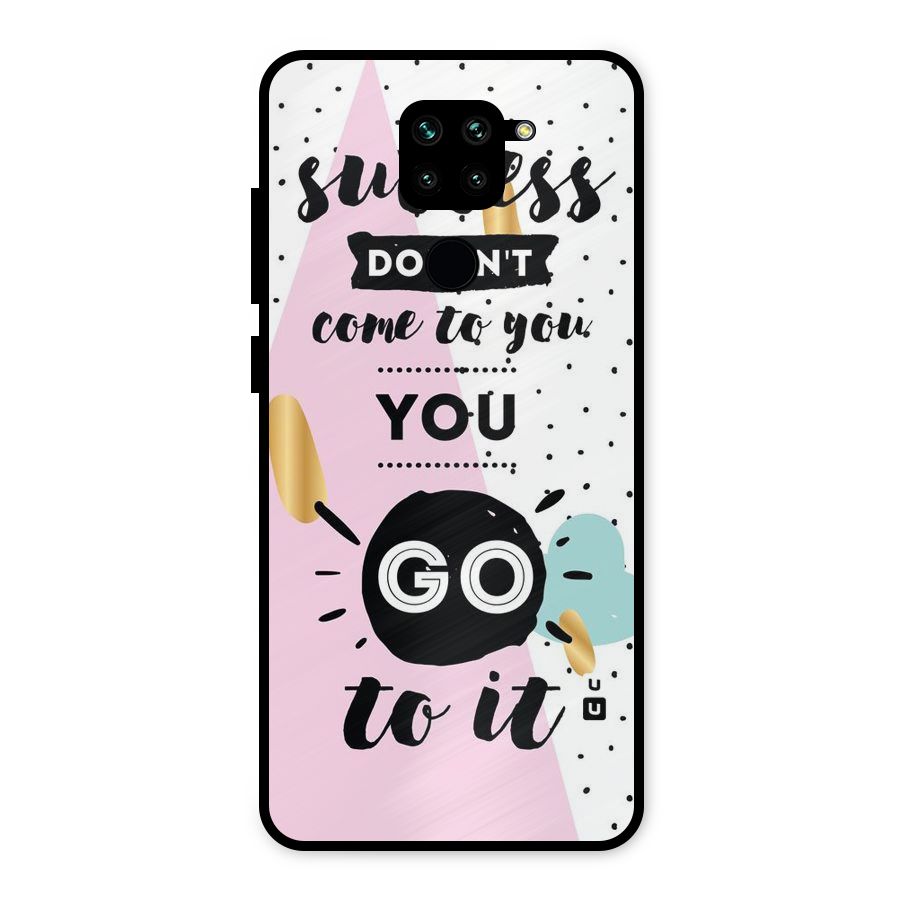 Go To Success Metal Back Case for Redmi Note 9