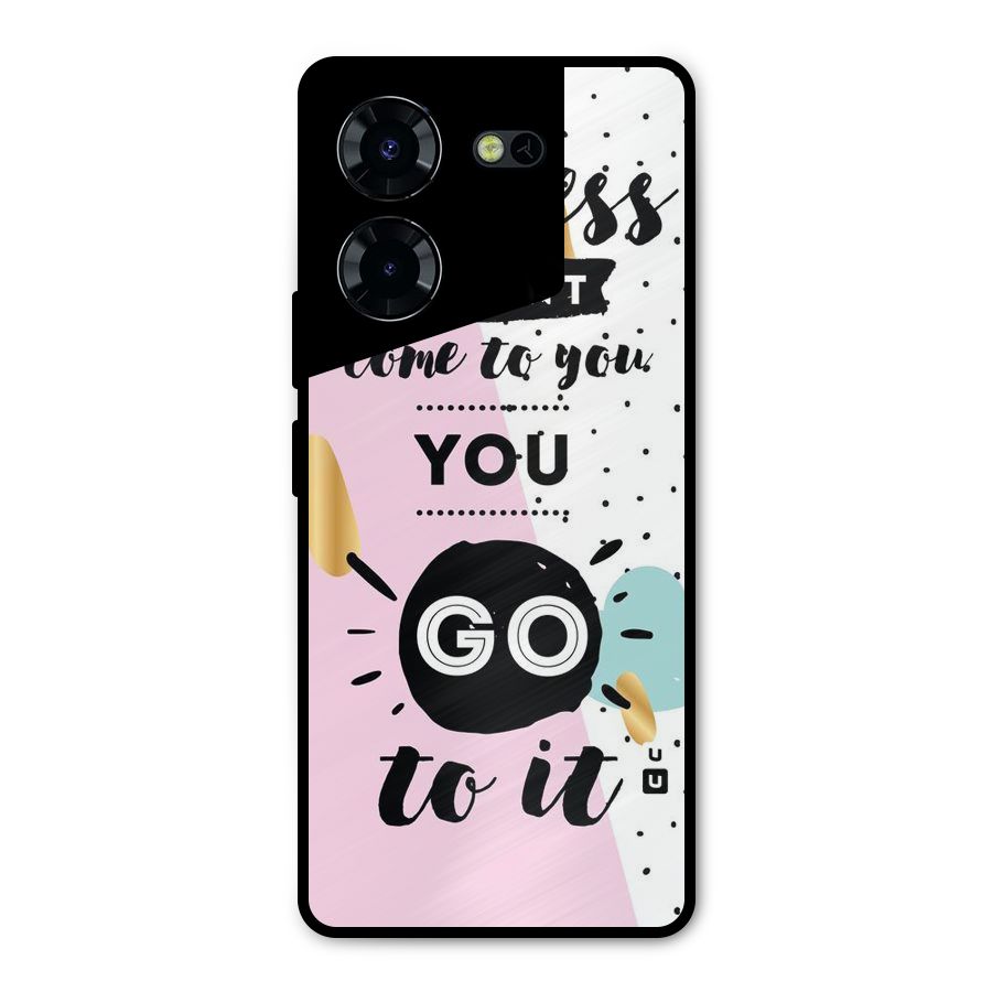 Go To Success Metal Back Case for Tecno Pova 5 Pro 5G