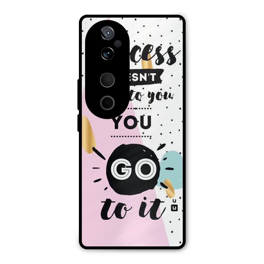 Go To Success Metal Back Case for Vivo T3 Ultra