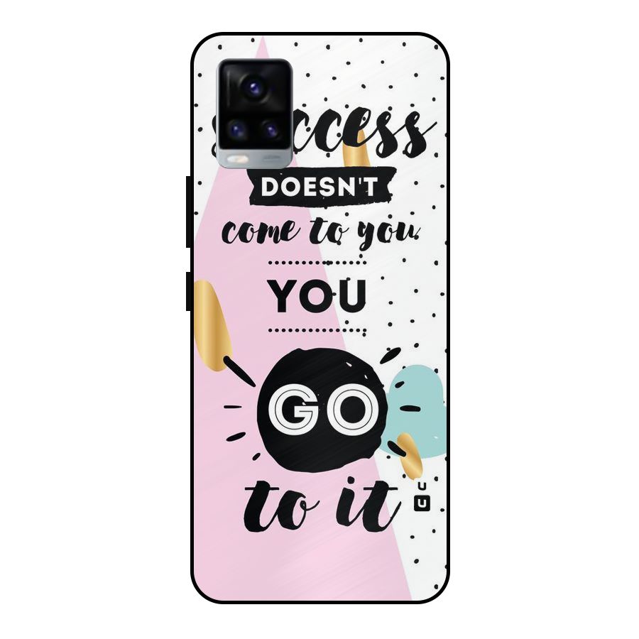 Go To Success Metal Back Case for Vivo V20 2021