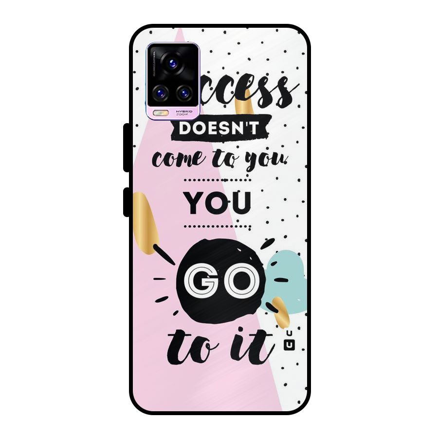 Go To Success Metal Back Case for Vivo V20 Pro