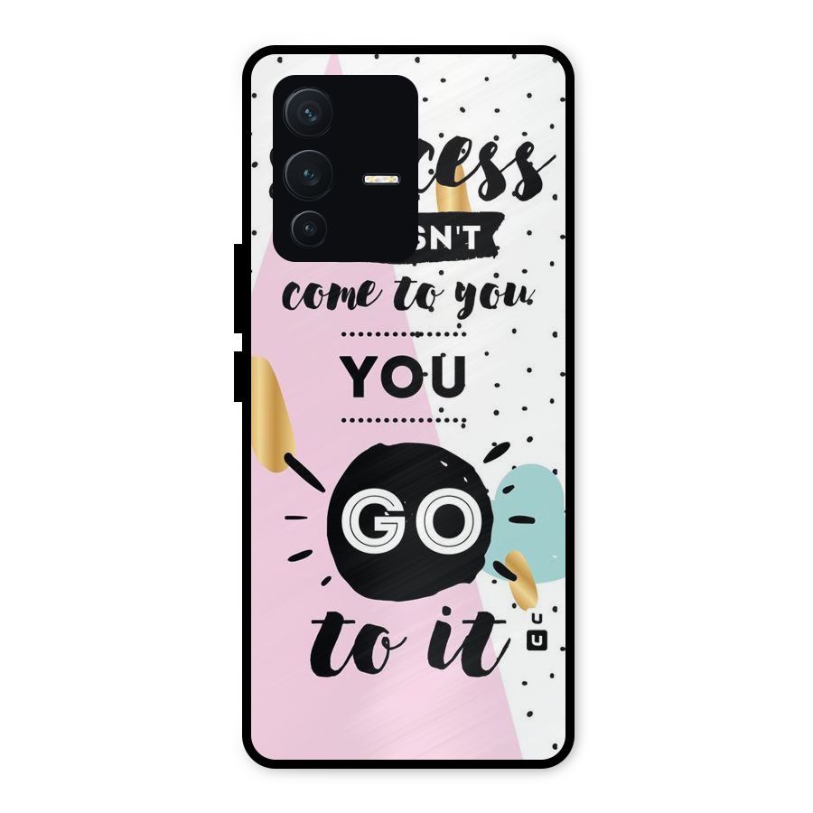 Go To Success Metal Back Case for Vivo V23 5G
