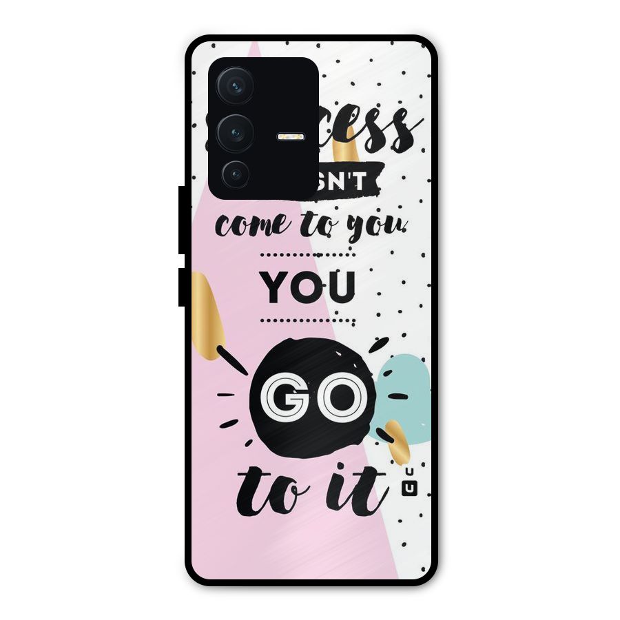 Go To Success Metal Back Case for Vivo V23 Pro