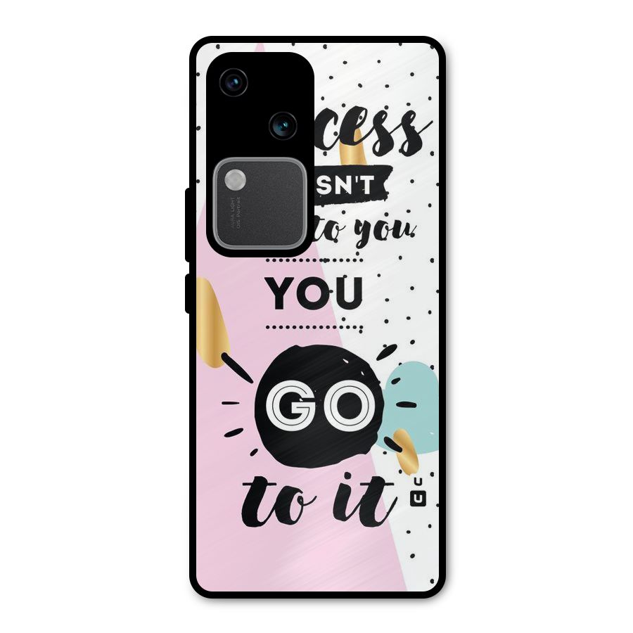 Go To Success Metal Back Case for Vivo V30 Pro