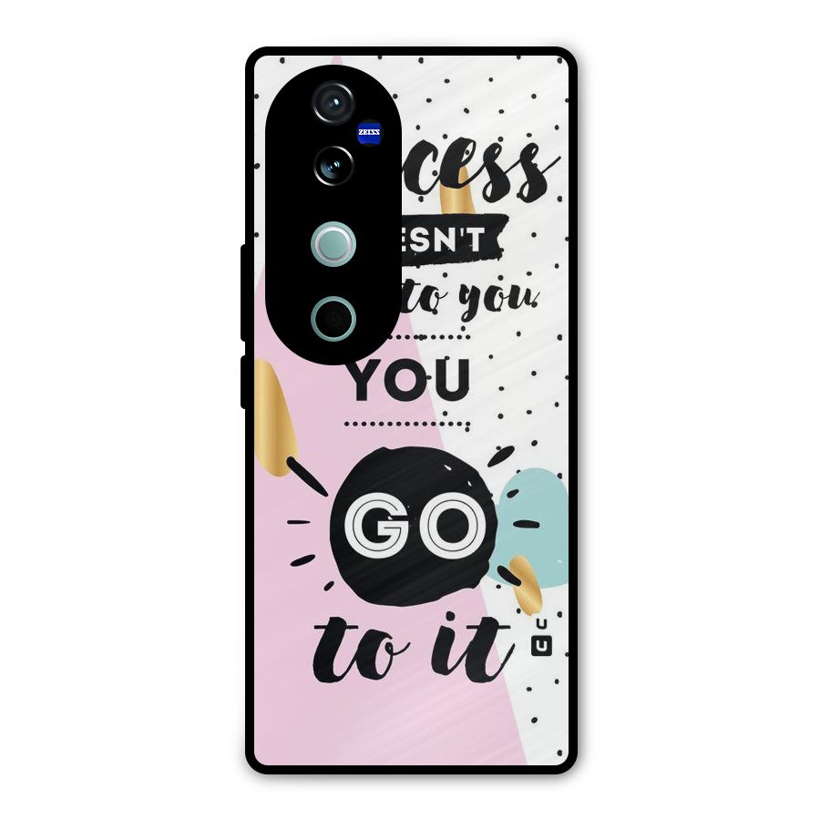 Go To Success Metal Back Case for Vivo V40