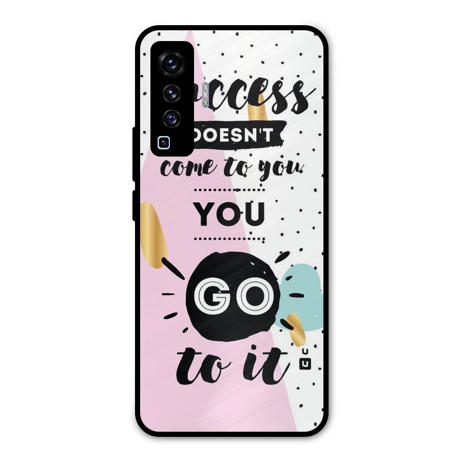 Go To Success Metal Back Case for Vivo X50