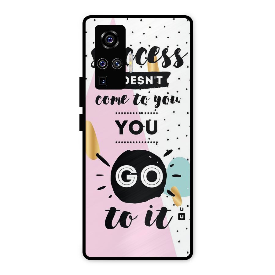 Go To Success Metal Back Case for Vivo X50 Pro
