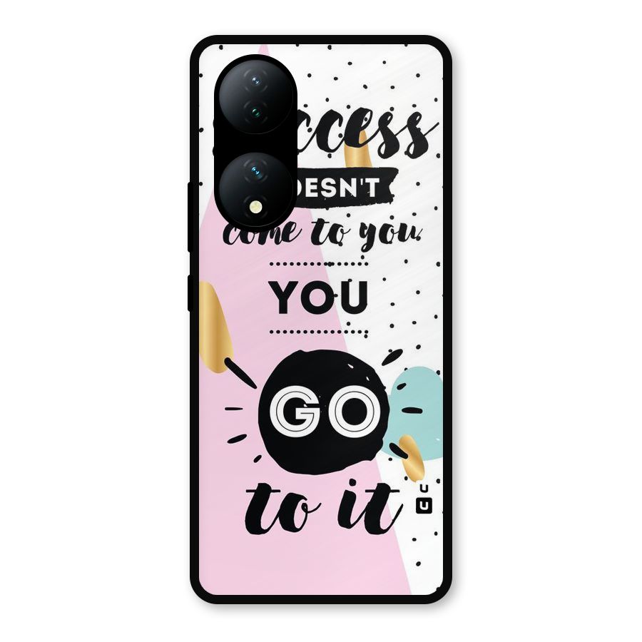 Go To Success Metal Back Case for Vivo Y100a