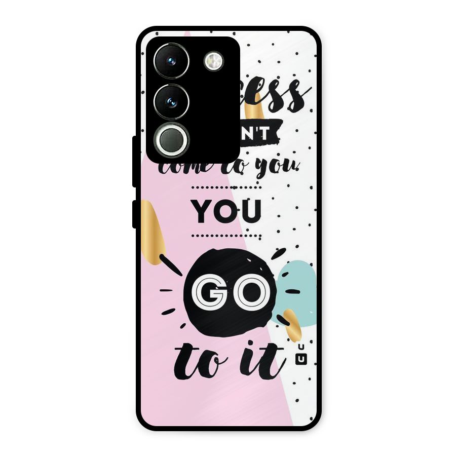 Go To Success Metal Back Case for Vivo Y200