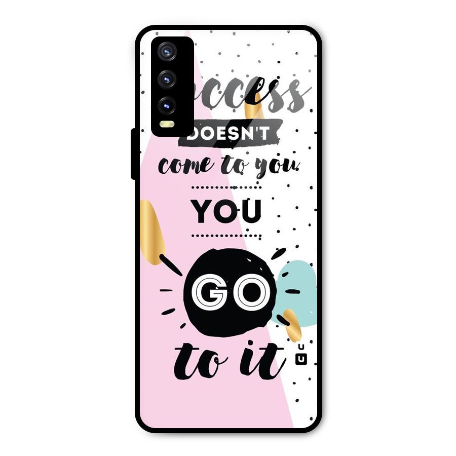 Go To Success Metal Back Case for Vivo Y20g