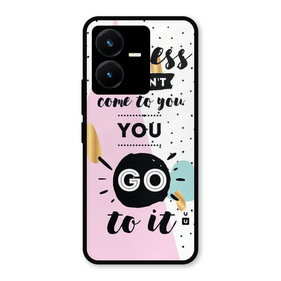 Go To Success Metal Back Case for Vivo Y22