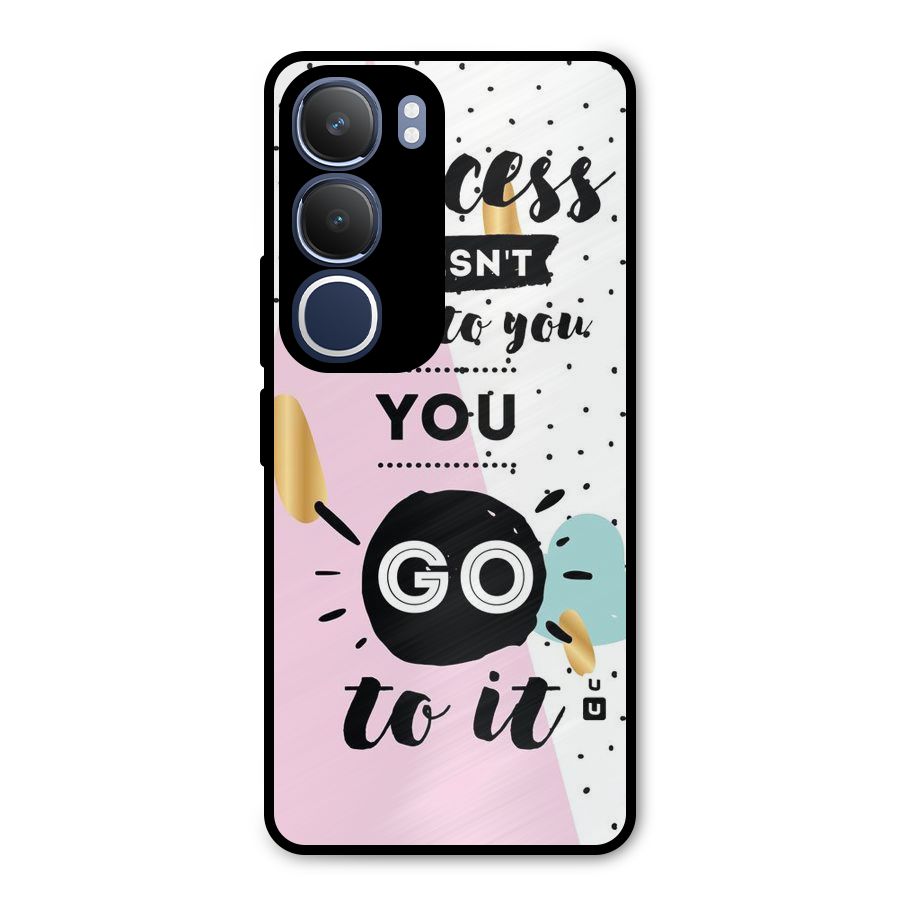 Go To Success Metal Back Case for Vivo Y29