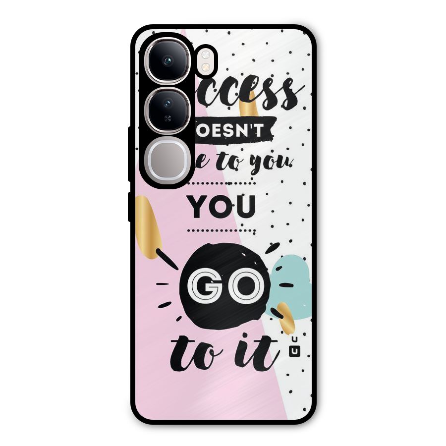 Go To Success Metal Back Case for Vivo Y300