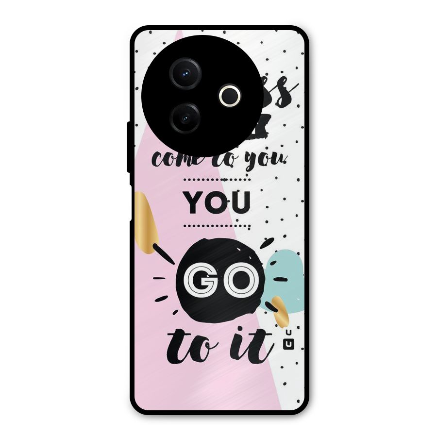 Go To Success Metal Back Case for Vivo Y39