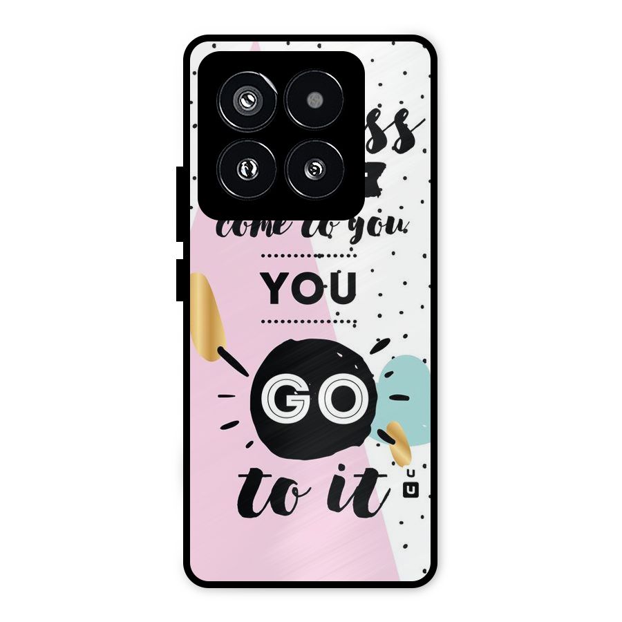 Go To Success Metal Back Case for Xiaomi 14 Pro