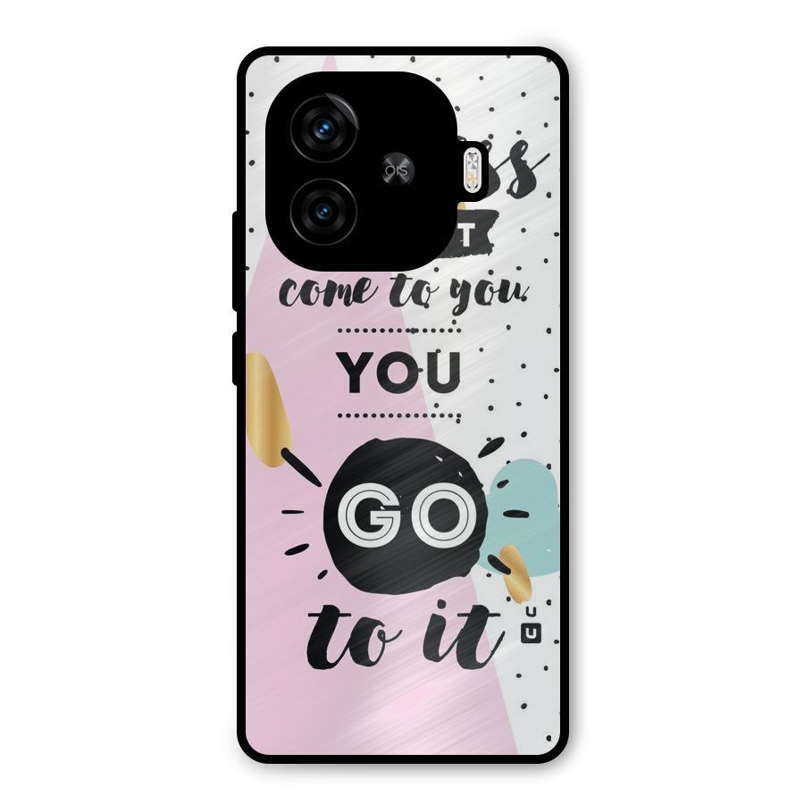 Go To Success Metal Back Case for iQOO Z9 Turbo