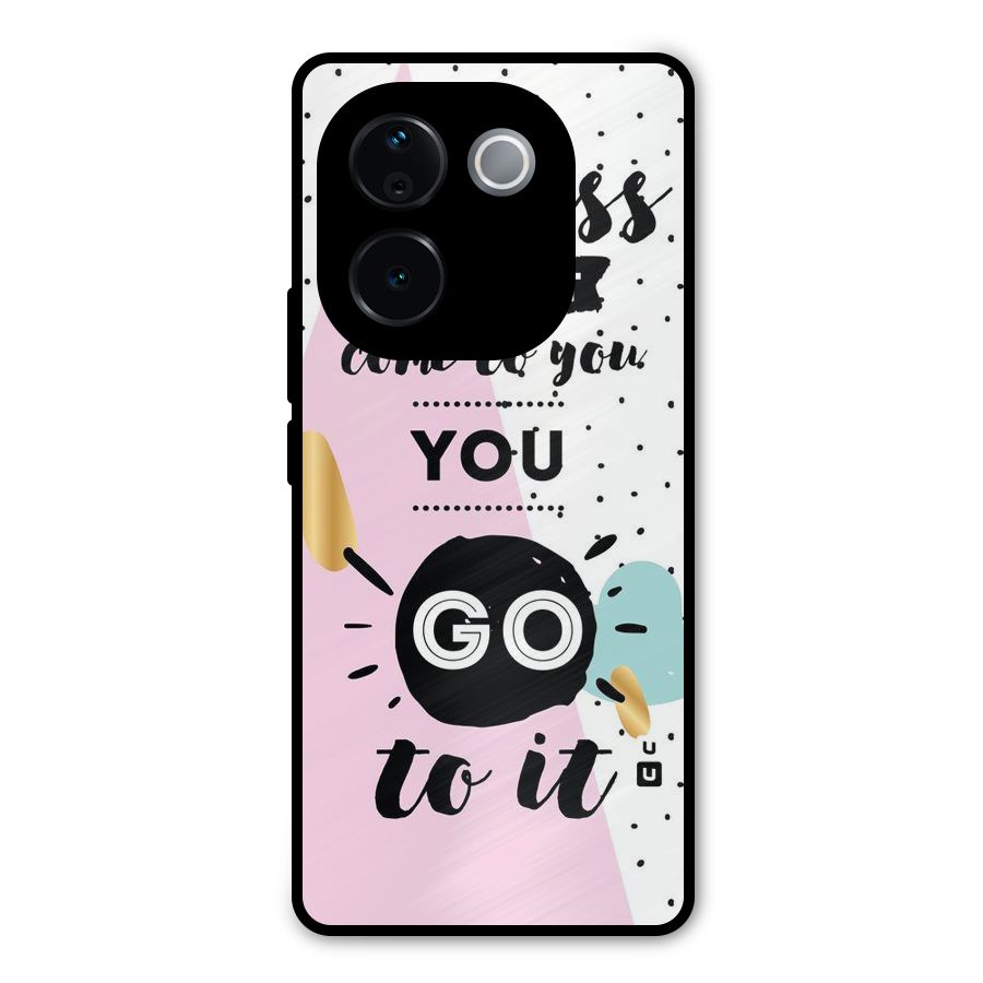 Go To Success Metal Back Case for iQOO Z9s Pro