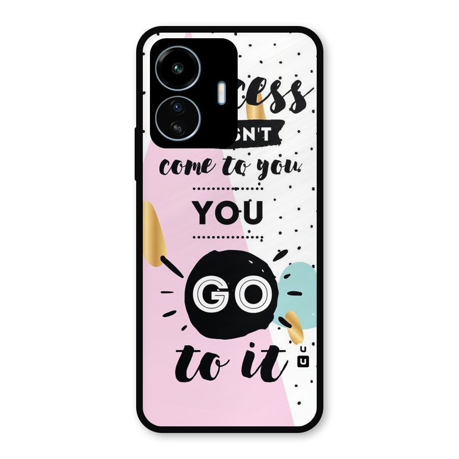 Go To Success Metal Back Case for vivo iQOO Z6 Lite 5G