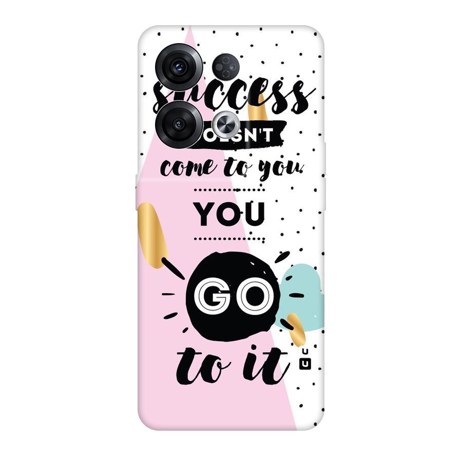 Go To Success Original Polycarbonate Back Case for Oppo Reno8 Pro 5G