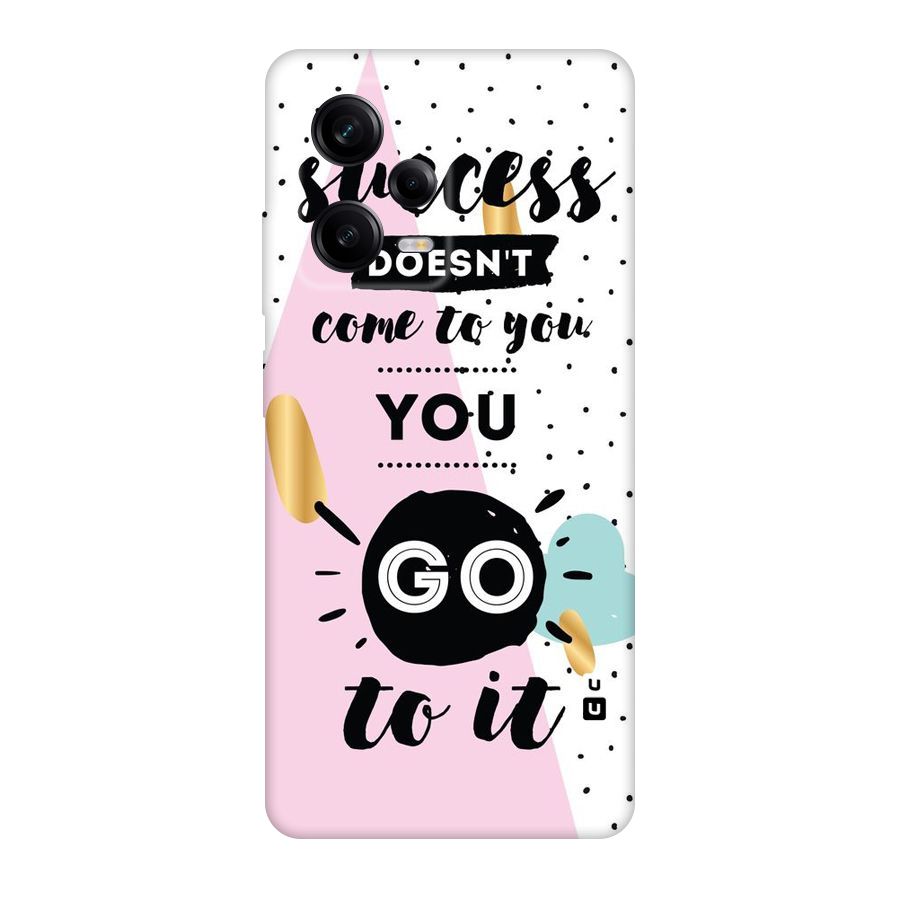 Go To Success Original Polycarbonate Back Case for Redmi Note 12 Pro