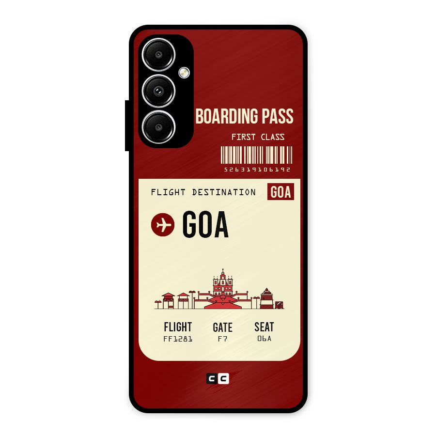 Goa Boarding Pass Metal Back Case for Galaxy A05s
