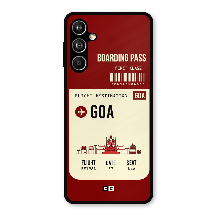 Goa Boarding Pass Metal Back Case for Galaxy F54