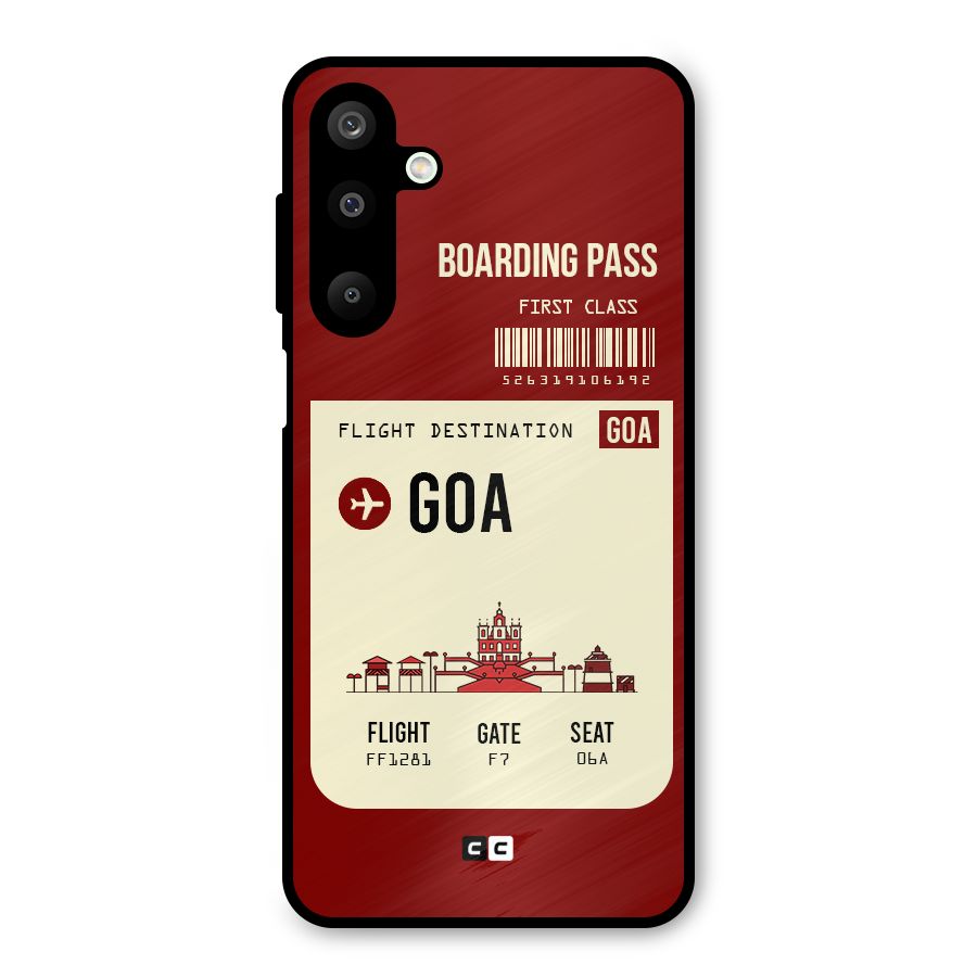 Goa Boarding Pass Metal Back Case for Galaxy M16