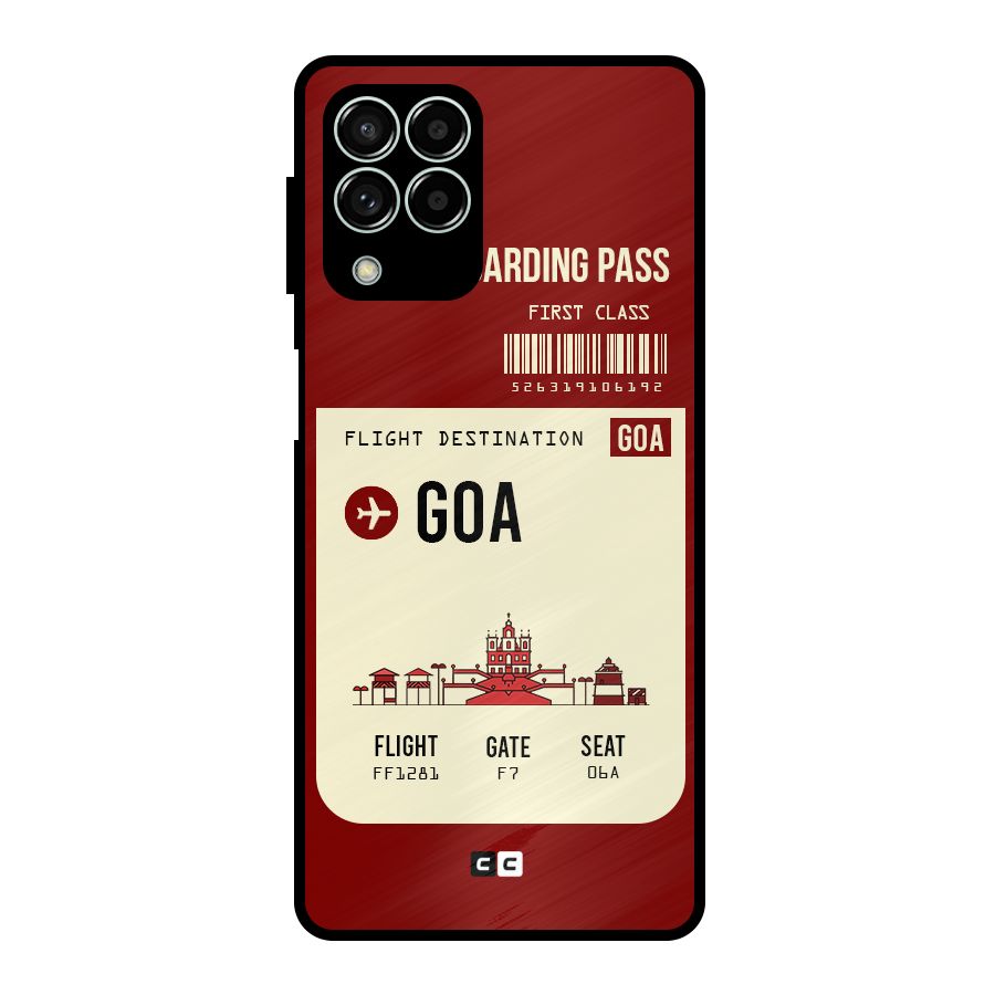 Goa Boarding Pass Metal Back Case for Galaxy M33