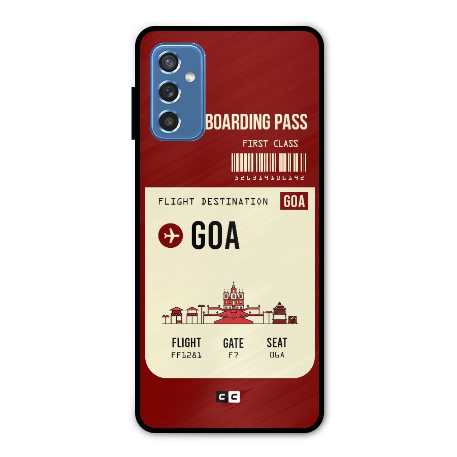 Goa Boarding Pass Metal Back Case for Galaxy M52 5G