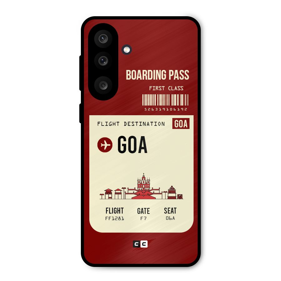 Goa Boarding Pass Metal Back Case for Galaxy M56