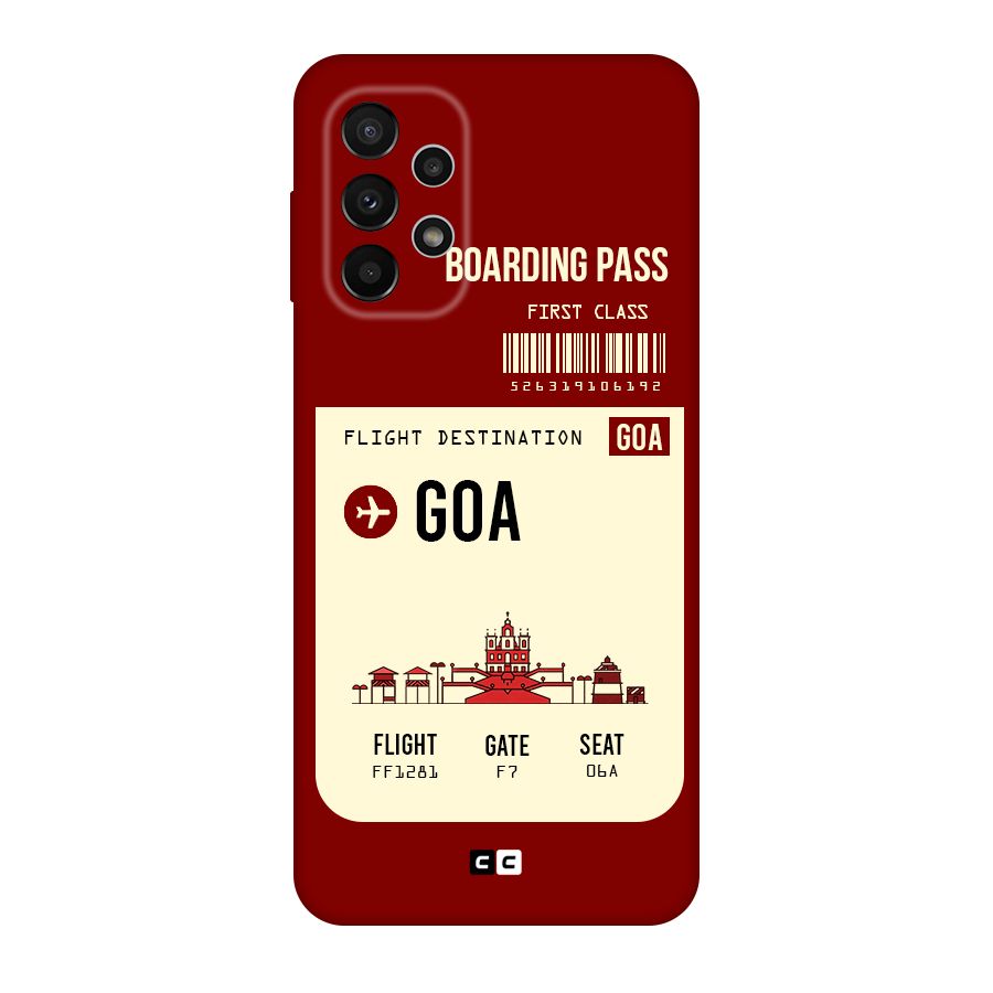 Goa Boarding Pass Original Polycarbonate Back Case for Galaxy A23