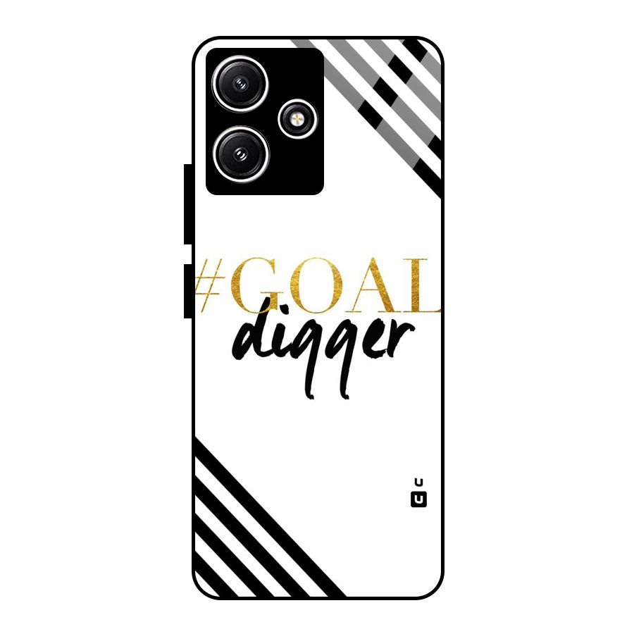 Goal Digger Glass Back Case for Redmi 12 5G