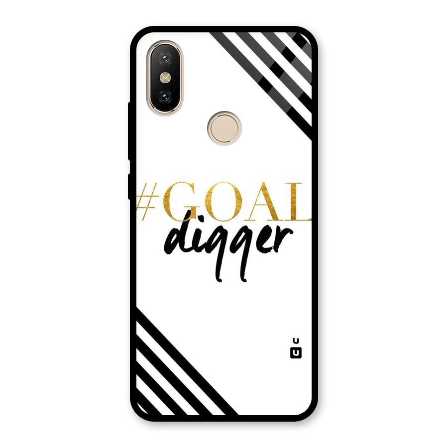 Goal Digger Glass Back Case for Redmi A2